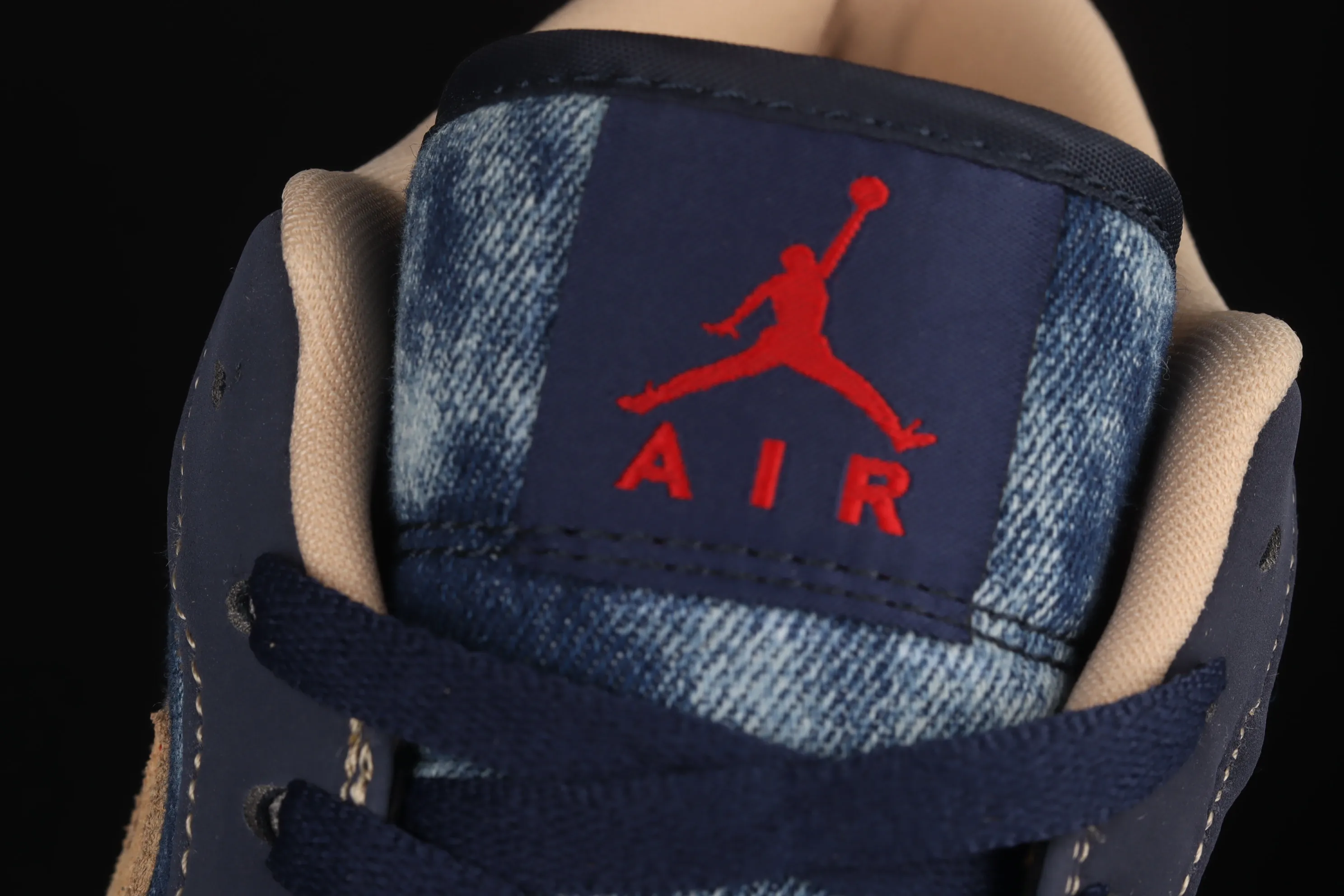 All categories Air Jordan Jordan series basketball shoes Air Jordan 1 Low Air Jordan 1 Low AJ1 Joe 1 dark blue denim low-top basketball shoes DH1259-400